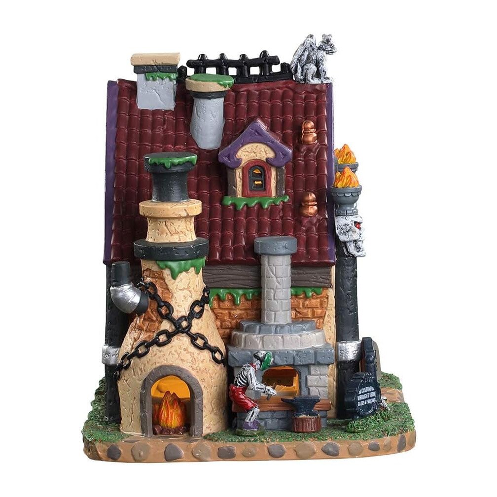 Lemax&#xAE; Spooky Town&#x2122; Halloween Village: Death&#x27;s Door Cemetery Gates