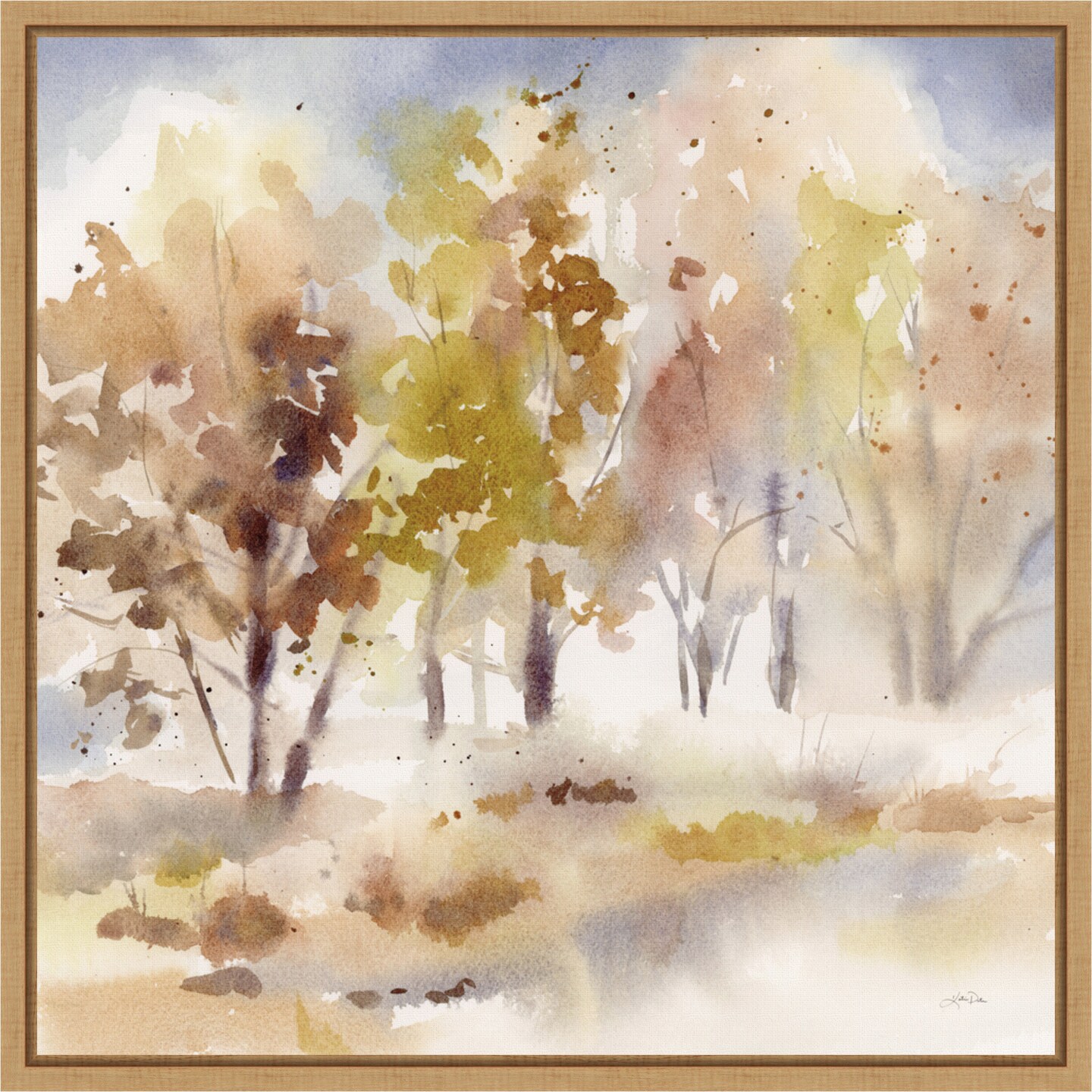 Autumn Grove by Katrina Pete Canvas Art Framed