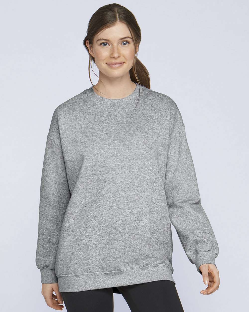 Gildan&#xAE; Softstyle Midweight Crewneck Long Sleeve Sweatshirt
