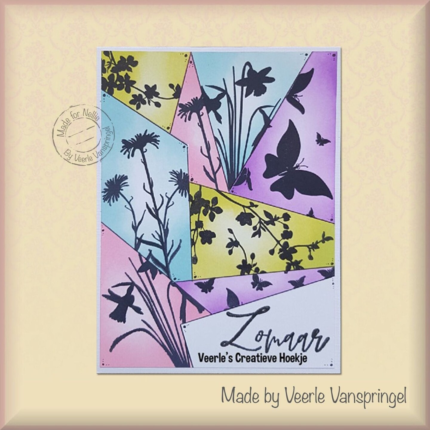 Nellie&#x27;s Choice  Clear Stamp Silhouette Butterflies