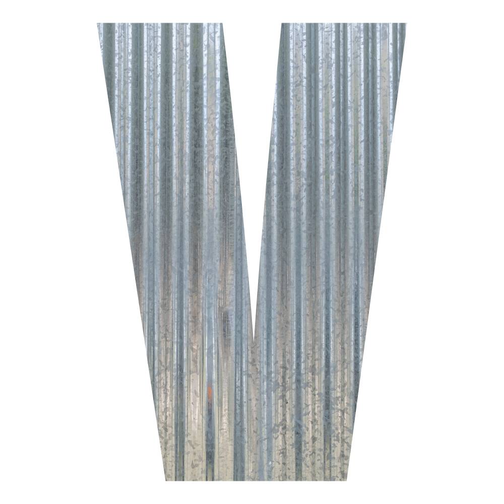 Corrugated Metal Letters and Numbers - image28