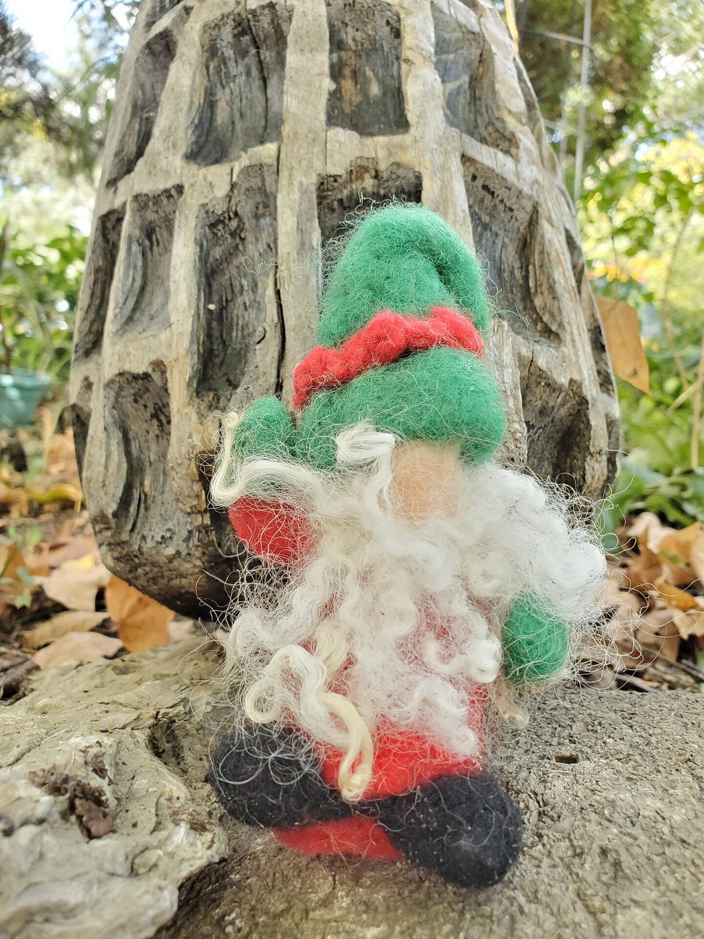 Gnome Ornament,Needle cheapest Felted Gnome, Gnome make do #2165