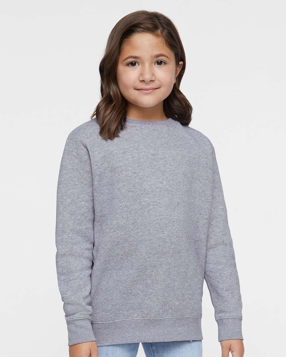Premium Youth Fleece Crewneck Sweatshirt | 7.4 oz./yd², 60/40 Combed ...