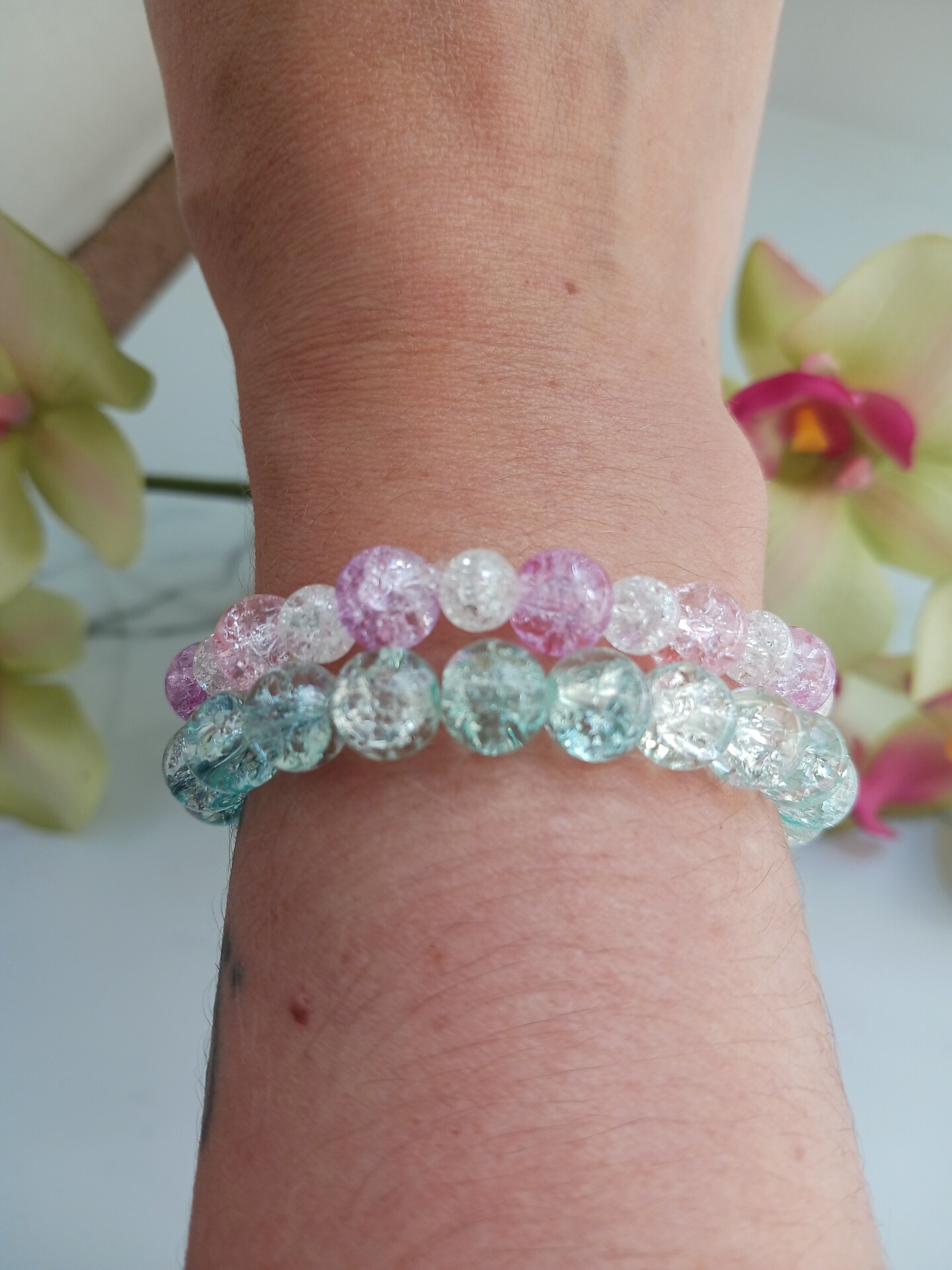 Custom Wording Personalised Pastel Beaded Bracelet