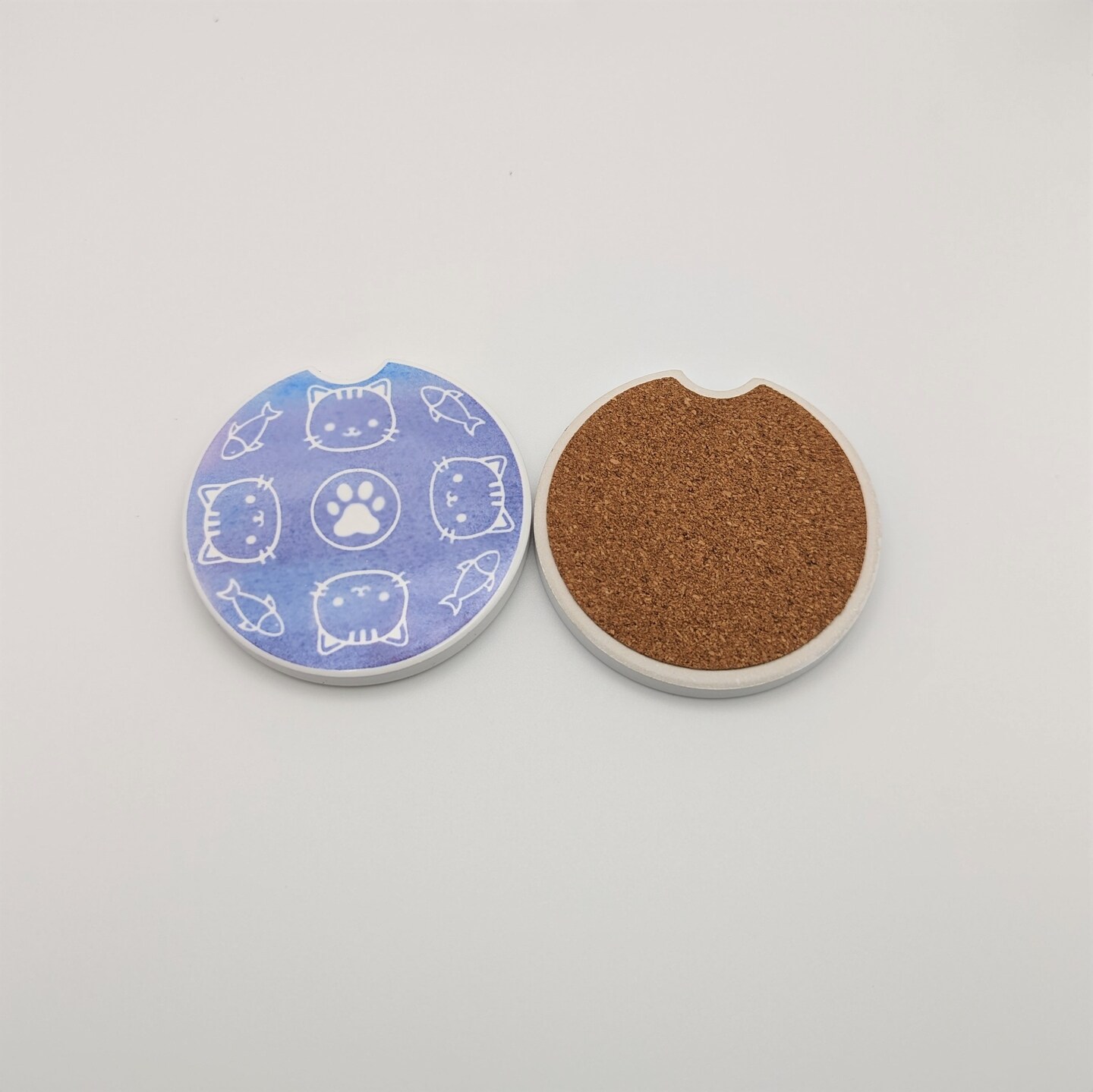 Kawaii Car Coasters Set Of 2