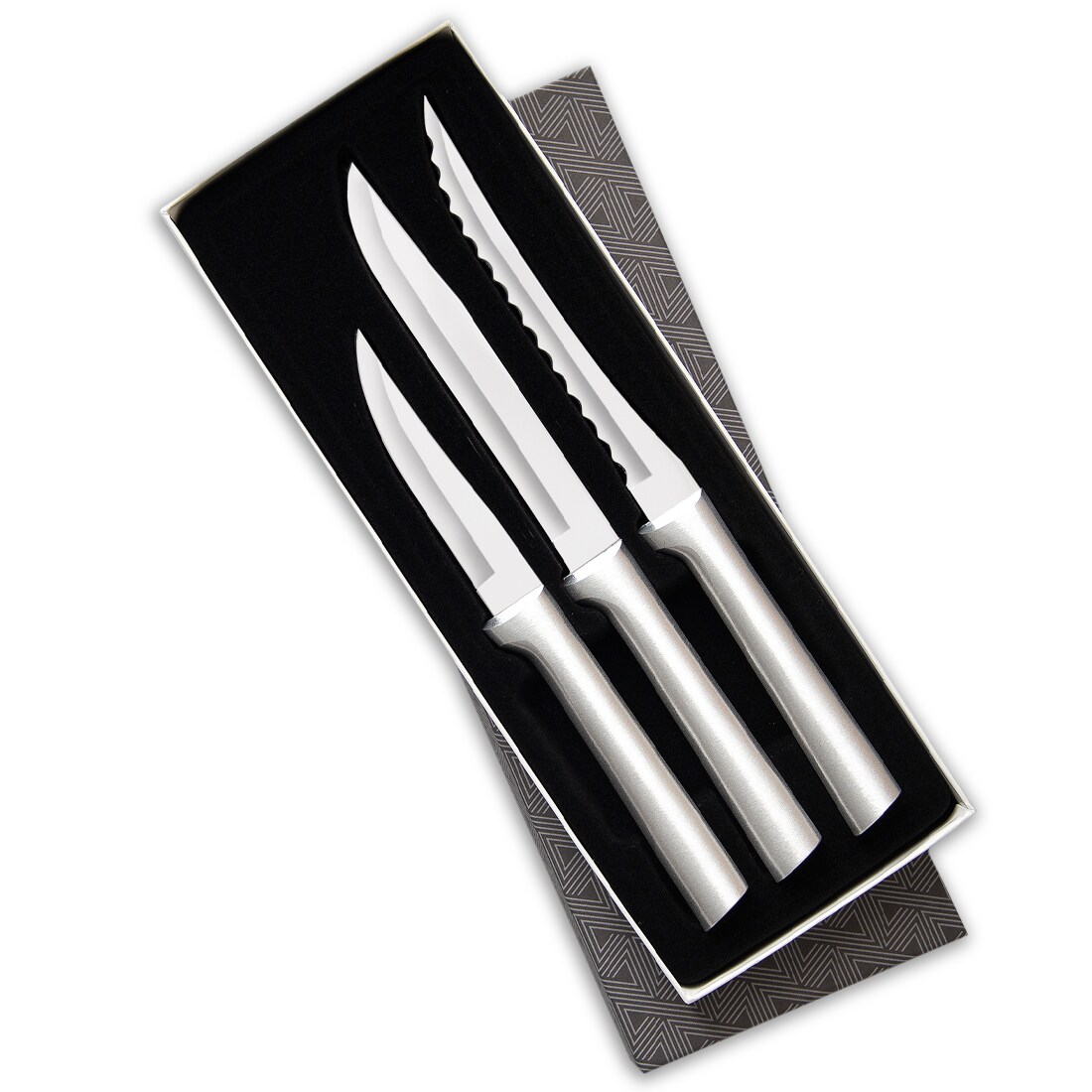 Rada Kitchen Knives Boxed Set, 3 Piece Cook&#x2019;s Choice Gift Set, Heavy Duty Paring Knife, Utility/Steak Knife, and Tomato Slicer