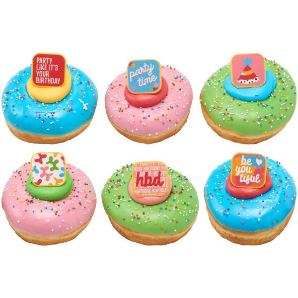 Joyful Expressions Assortment Cupcake Rings, 12ct