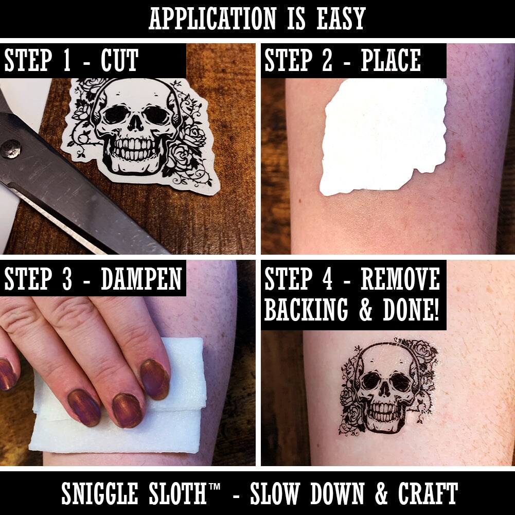 Nice Job Fun Text Teacher School Temporary Tattoo Water Resistant Fake Body Art Set Collection