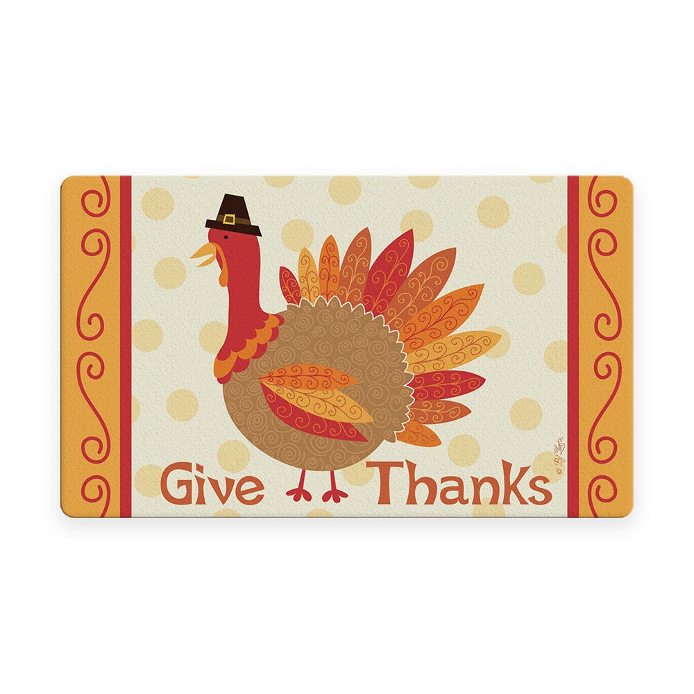 Thankful Holiday 18x30 Doormat