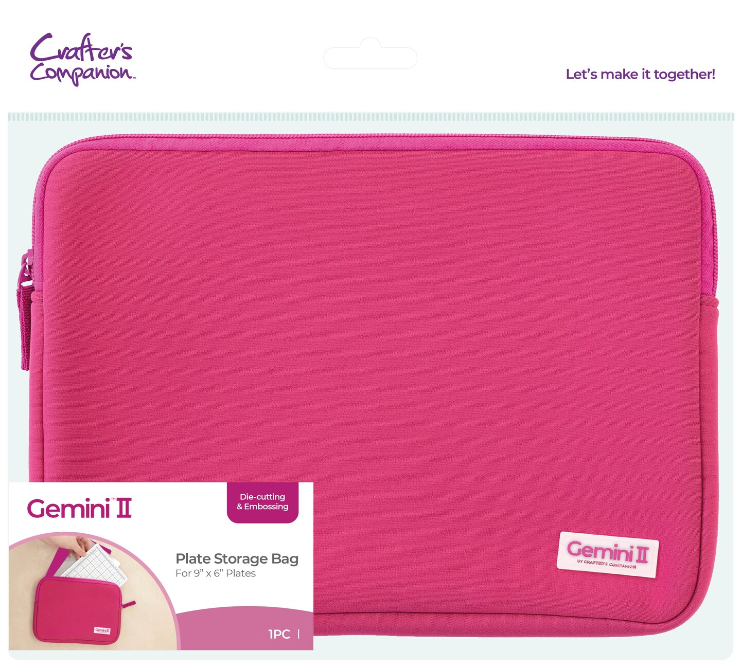 Gemini II Plate Storage Bag 9&#x22;x6&#x22;