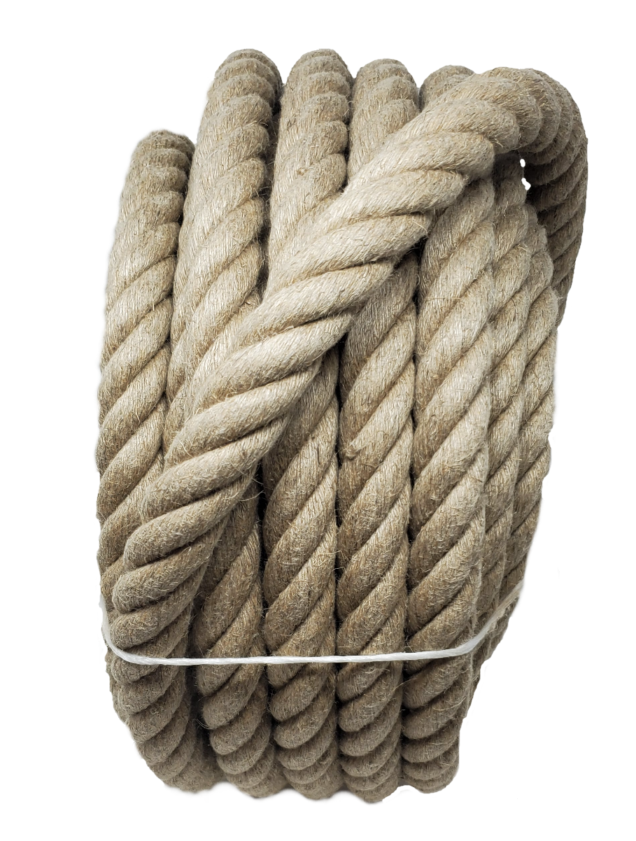 Hemptopia Hemp Rope 30mm, All Natural, Sold by the yard
