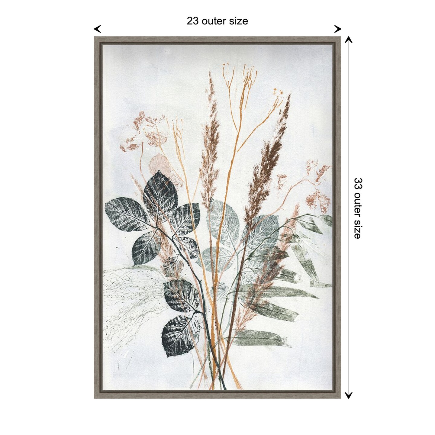 Bouquet 2 Natural by Pernille Folcarelli Canvas Art Framed