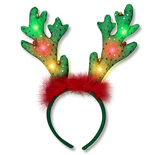 Jingle Bell Stir Stick – Pink Antlers
