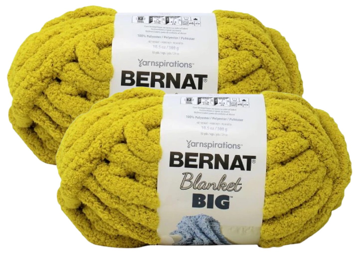  Bernat Blanket Extra Yarn, Big Ball 10.5 Oz, Jumbo 7