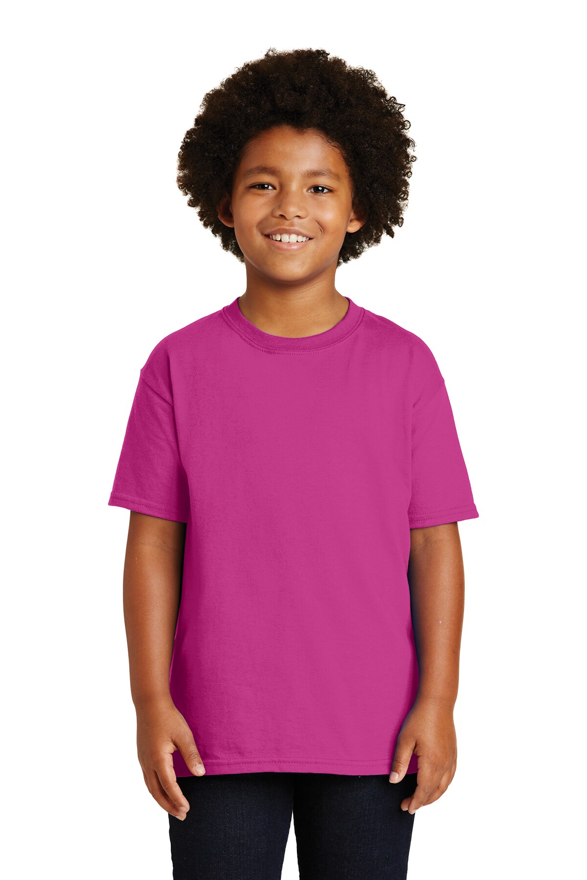 Gildan Youth Ultra Cotton Crewneck Short Sleeve T-Shirt for School Uniforms & Events Cotton Tee