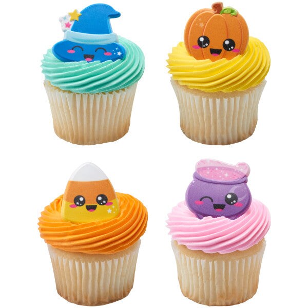 Halloween Cuties Cupcake Rings, 12ct
