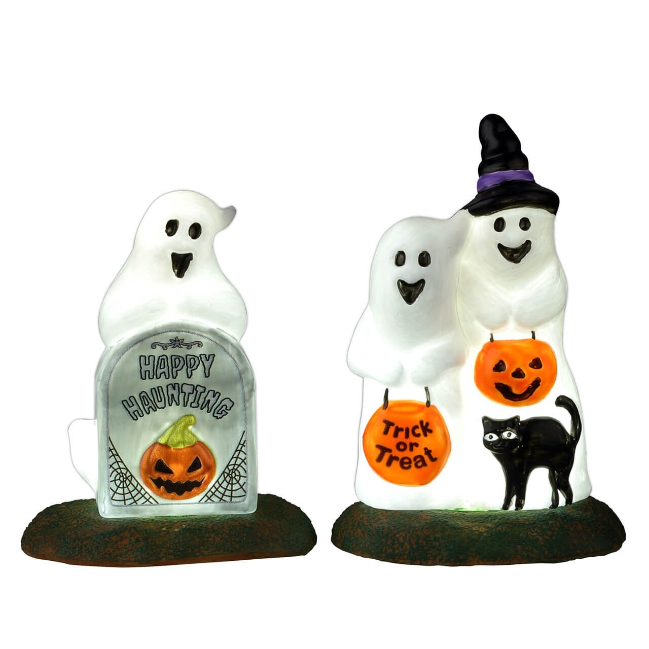 Lemax® Spooky Town™ Halloween Village Accessory: Happy Halloween Ghosts, Set of 2