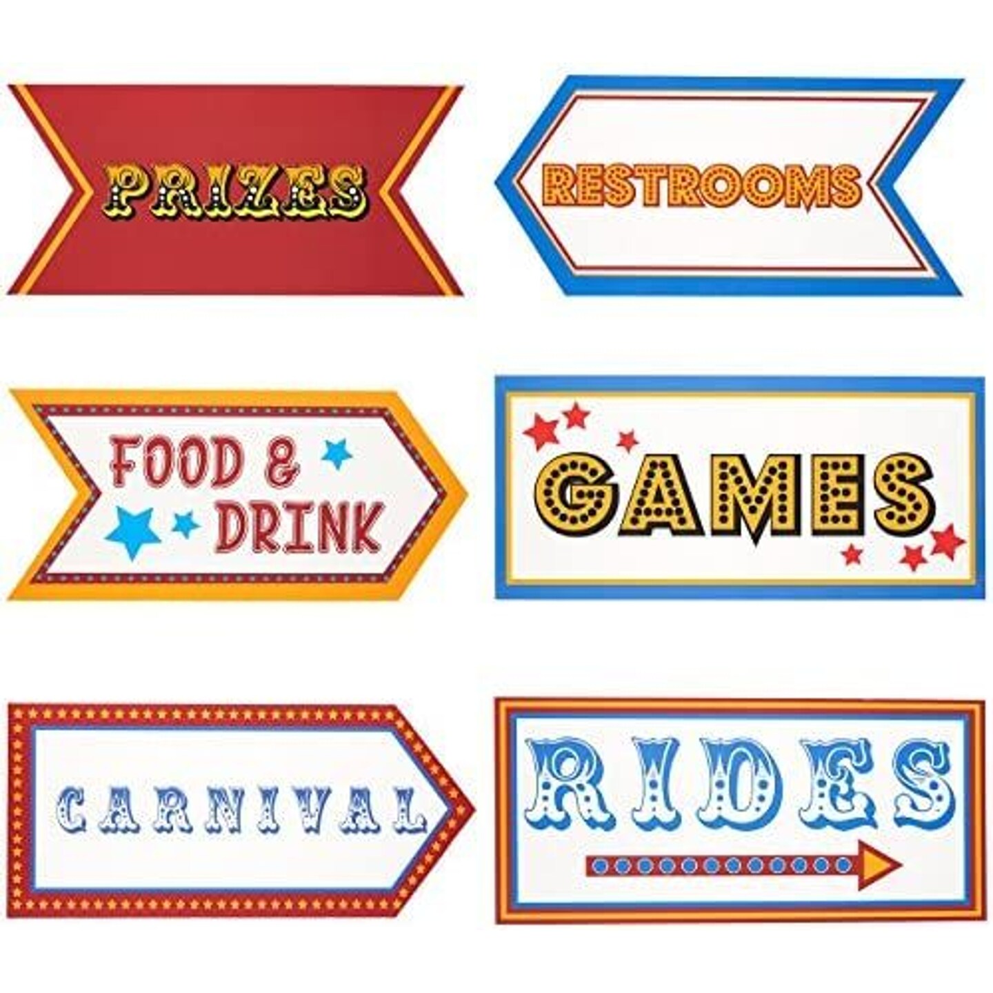 Word Party Party Supplies for Kids' Birthday Word Party Decorations  Included