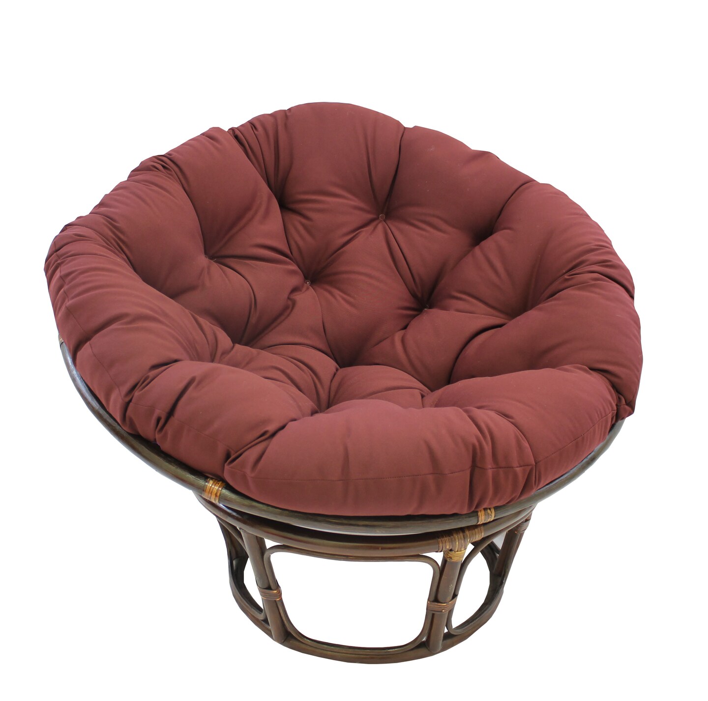 Red discount papasan cushion