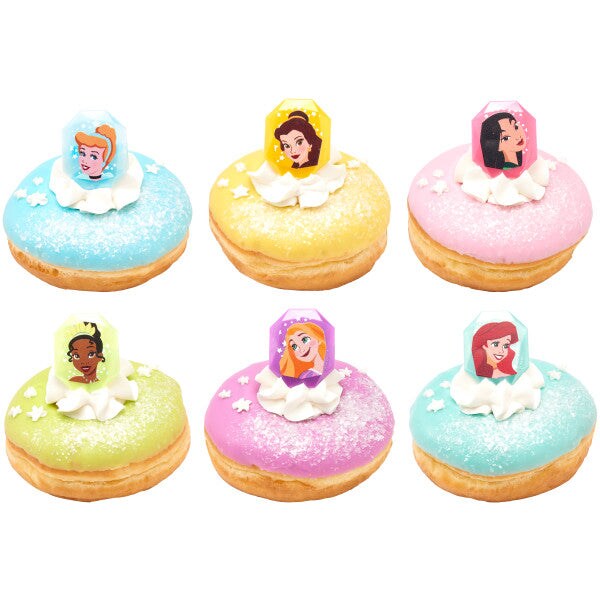 Disney Princess Characters Cupcake Rings, 12ct