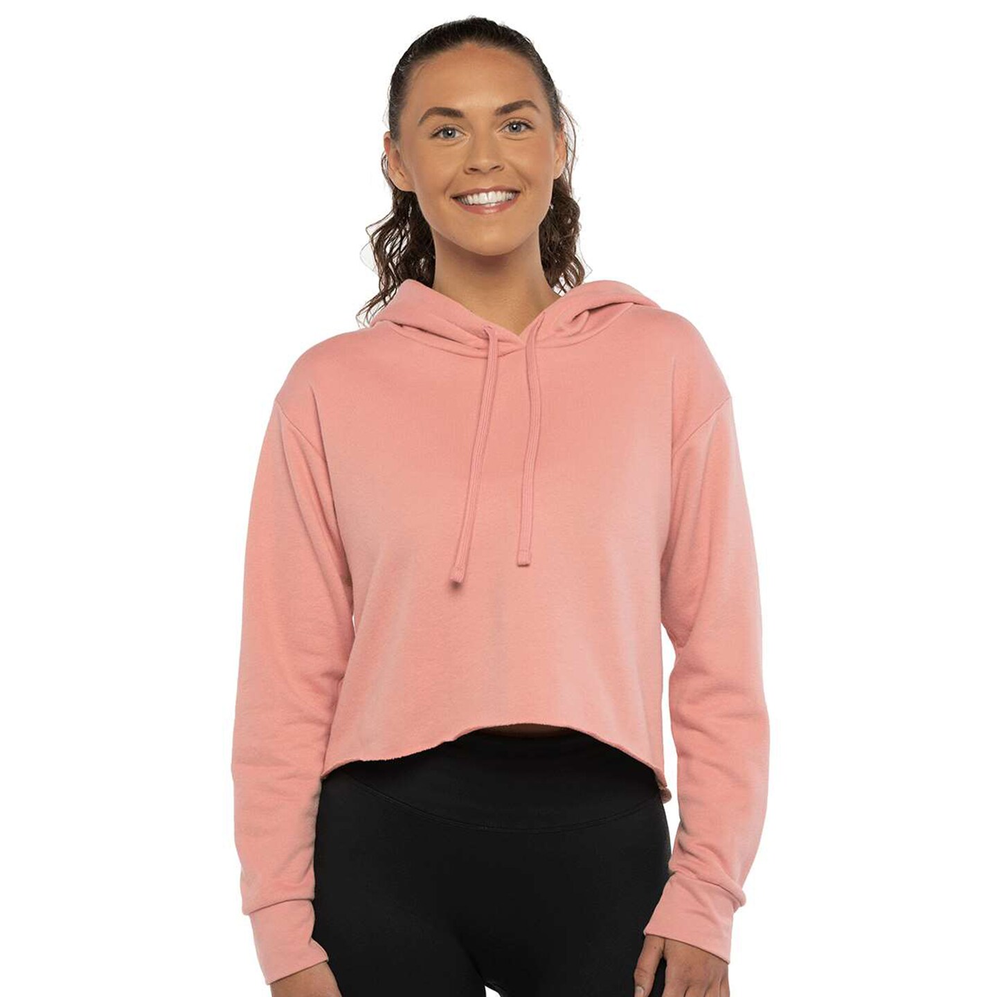 BELLA + CANVAS® Women’s Crop Fleece Long Sleeve Hoodie Sweatshirt