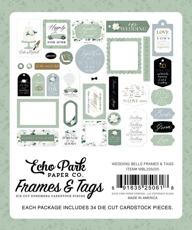 Wedding Bells Frames & Tags - Echo Park