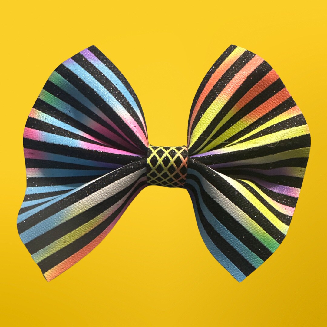 Glitter Glam Collection Stripes multi color Barrettes & Clips Michaels