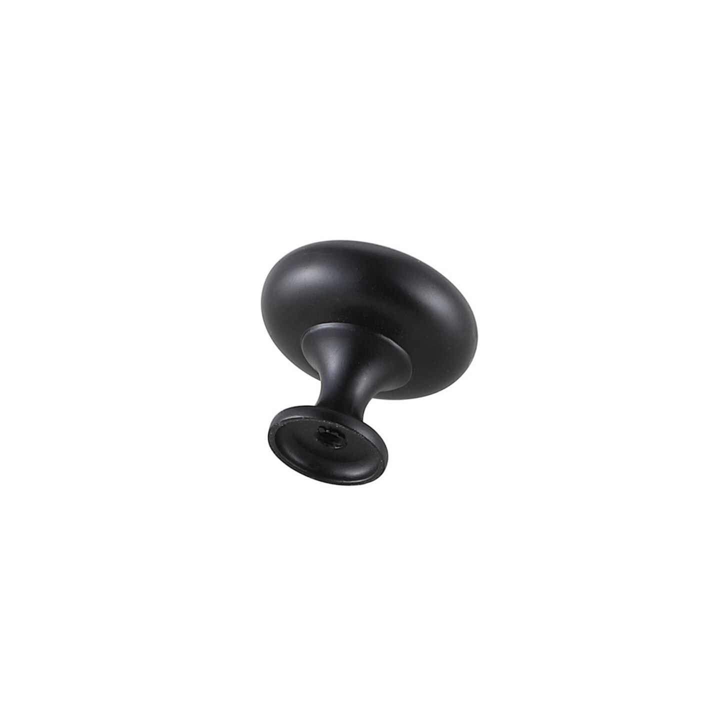Cadon 1.2&#x22; Diameter Matte Black Mushroom Knob Multipack (Set of 10)
