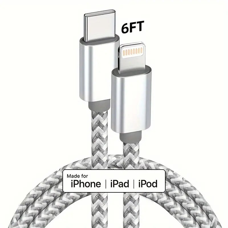 iPhone Charger Cable Lightning Cable [Apple MFi Certified] (Grey