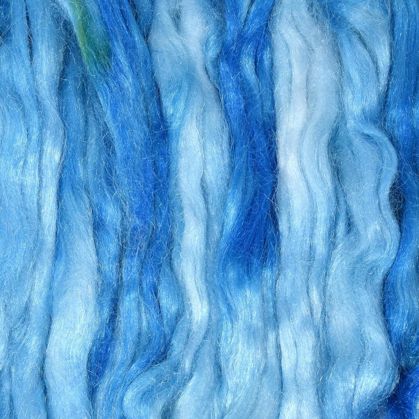 FIRESTAR Nylon Fiber for Spinning, Blending, Dyeing, Felting and Doll Making. Trilobal Nylon Combed Top