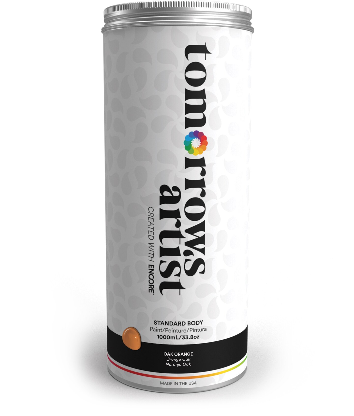 Tomorrows Artist: Standard Body Eco-Friendly Sustainable Acrylic Art Paint 100ml/3.38oz, 250ml/8.45oz, 500ml/16.91oz, 1000ml/33.81oz