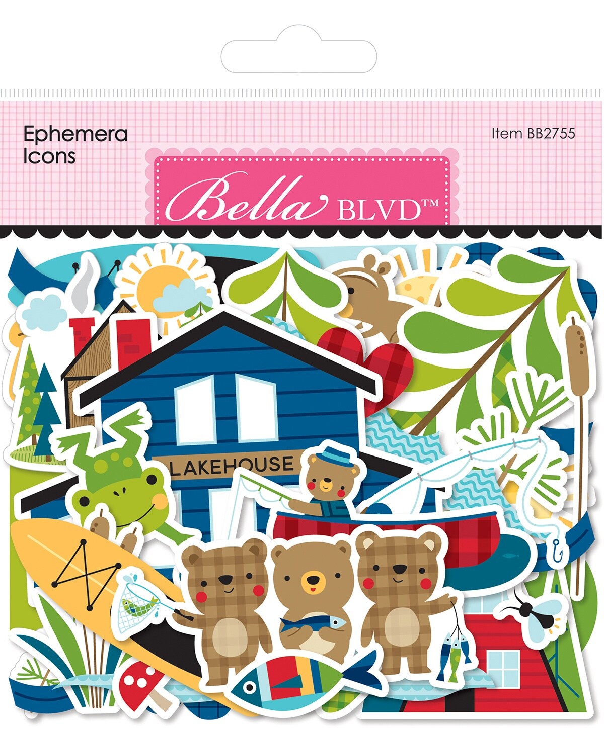 Bella Blvd Cardstock Ephemera-Icons, Lake Life