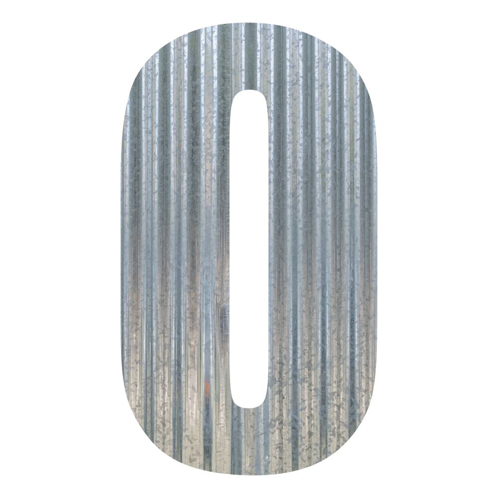 Corrugated Metal Letters and Numbers - image42