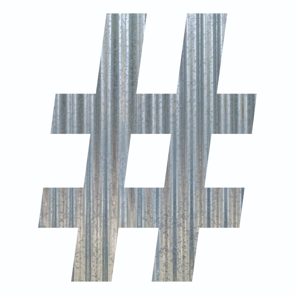 Corrugated Metal Letters and Numbers - image47