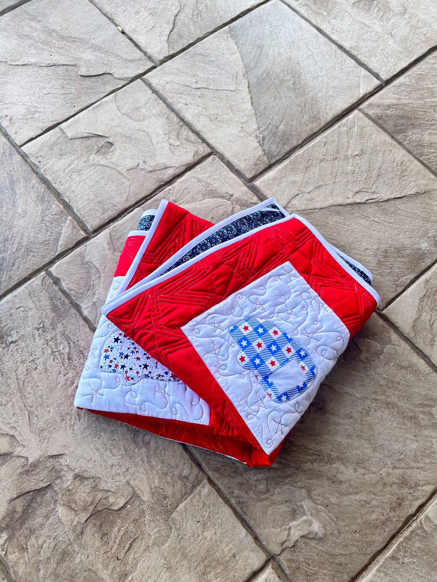 Buy Patriotic Lap/Crib Quilt