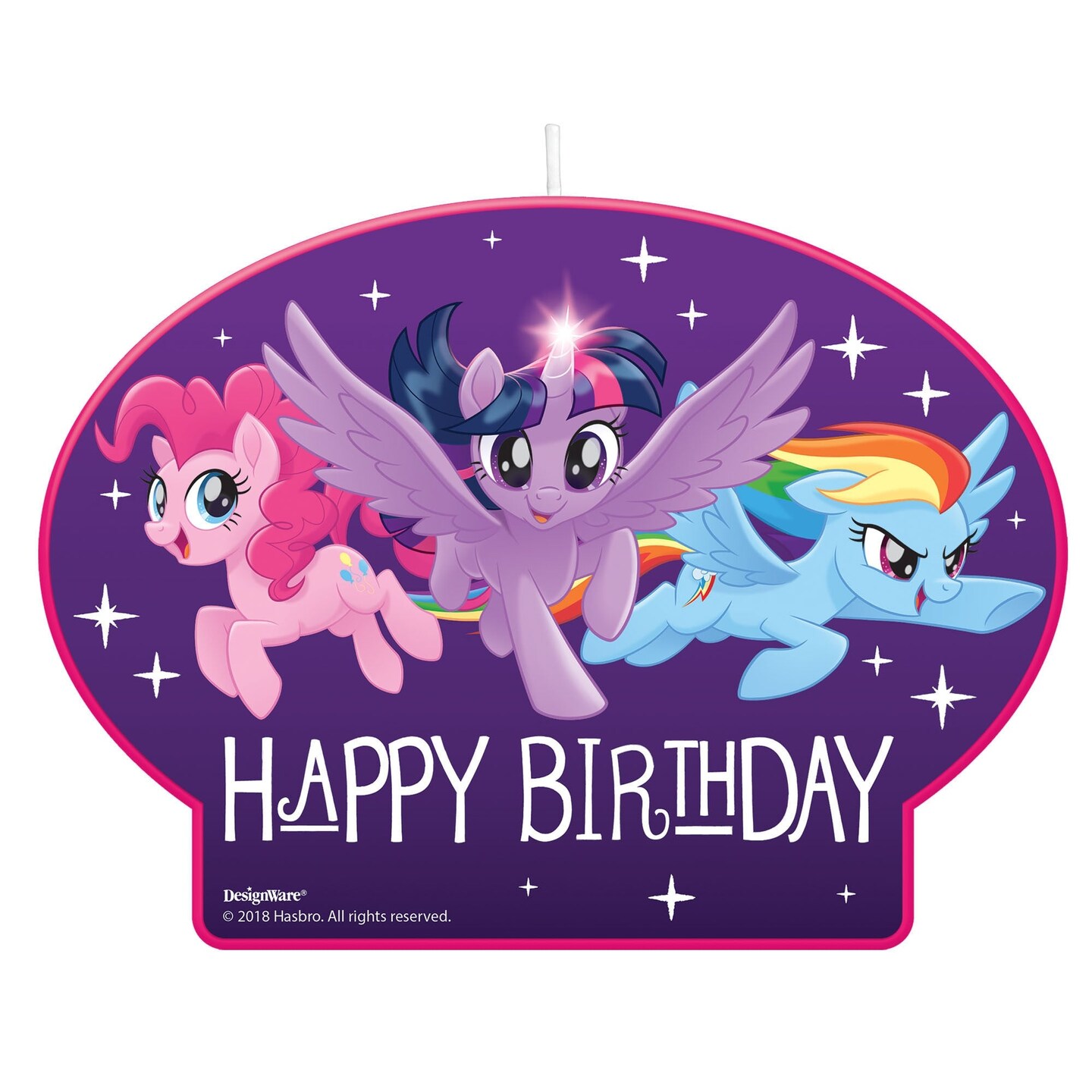 My Little Pony Friendship Adventures Birthday Candle, 1ct