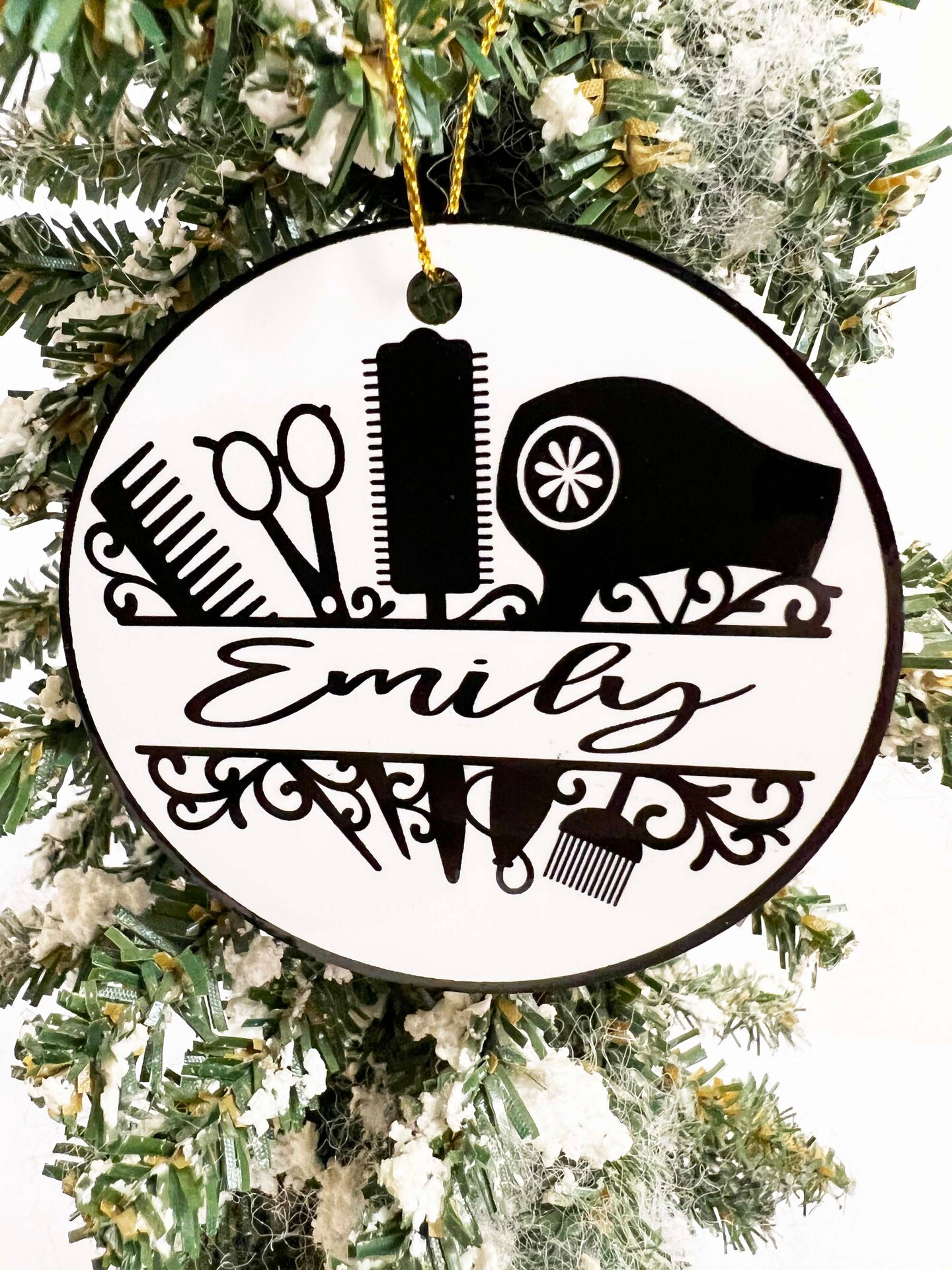Hairstylist Christmas Ornament Personalized Salon Stylist Name | MakerPlace  by Michaels