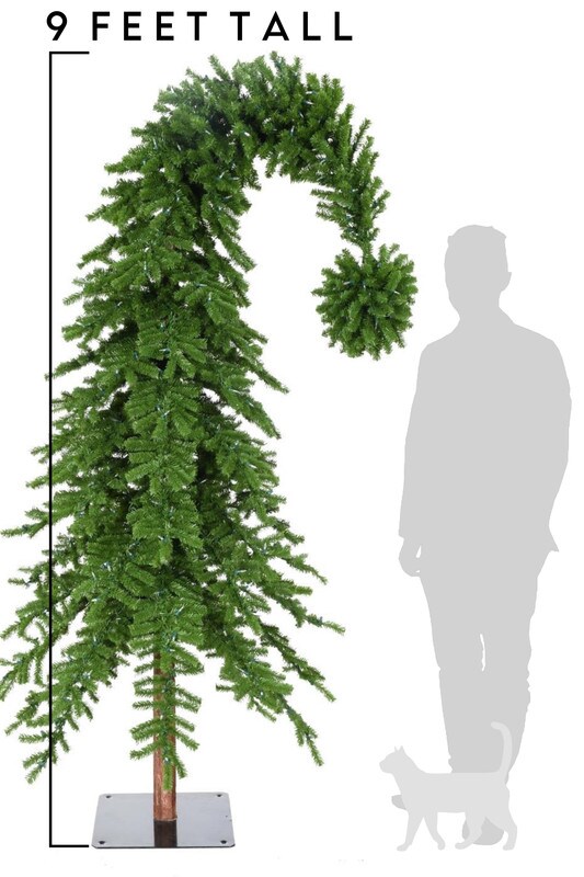 Premium Bendable Top Green Grinch Christmas Tree Aspen Fir - Festive Holiday D&#xE9;cor