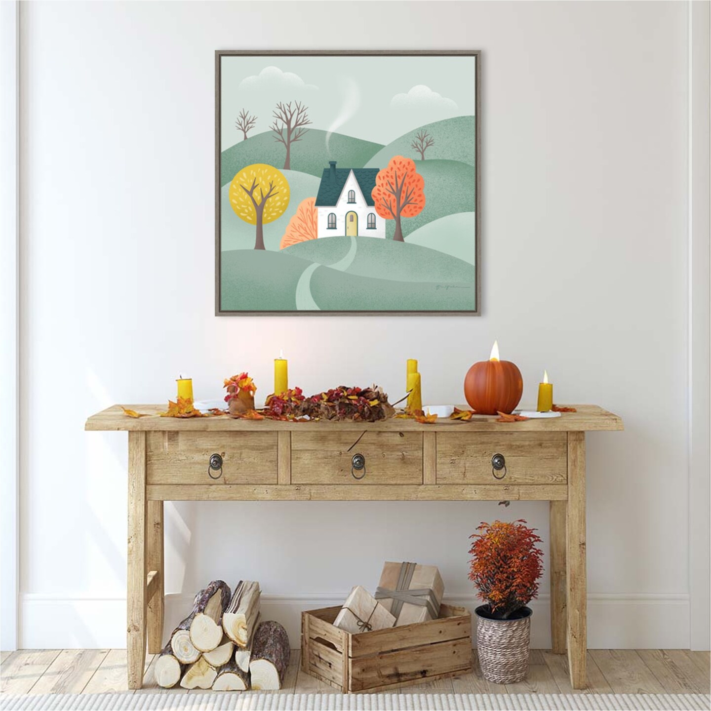 Sweater Weather VI by Gia Graham Framed Canvas Wall Art