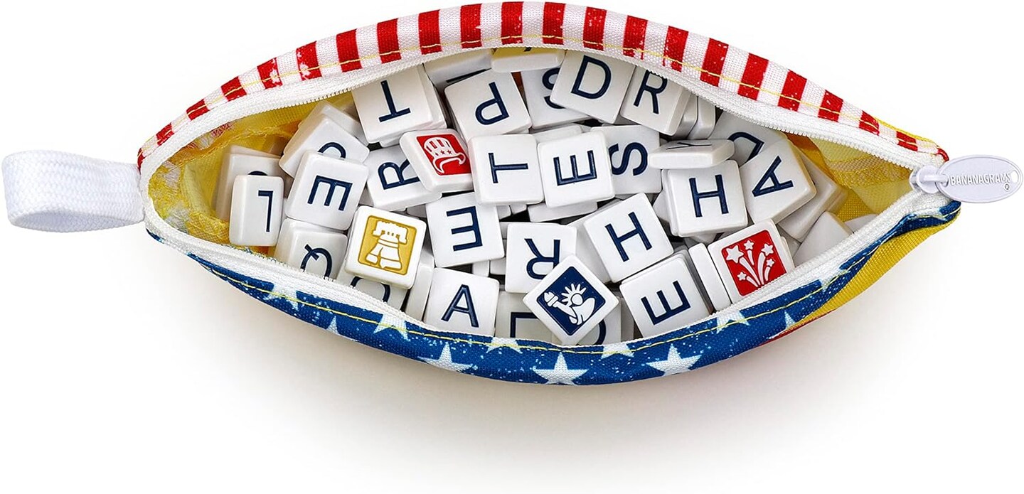 Bananagrams Stars and Stripes Themed Edition Family Board Game