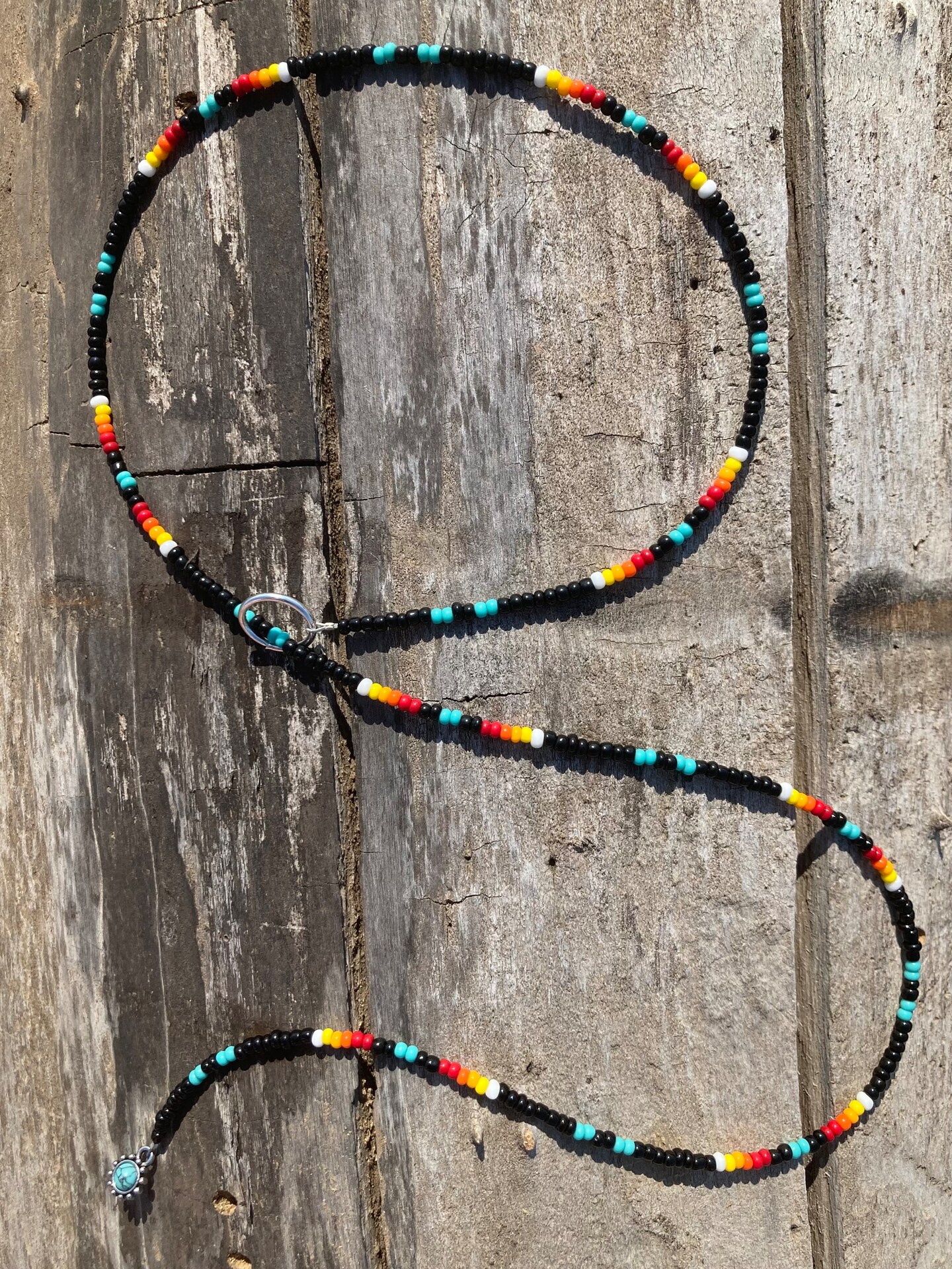 Amazon.com: Wrap Necklace, Colorful Bead Necklace, Long Tie Choker, Wrap  Seed Bead, Lariat Necklace, Christmas Gift Woman, Wrapped Beaded Choker :  Handmade Products