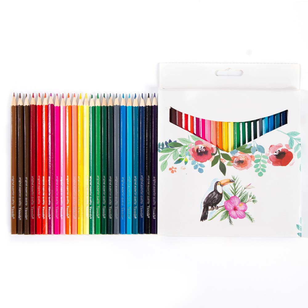 24 Color Painting Colored Pencils are Very Suitable for Multi-Color Art Painting for Adults and Children.