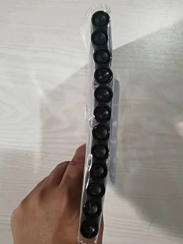 12 Pack Dual Brush Pens Black Markers for Art Drawing Sketching