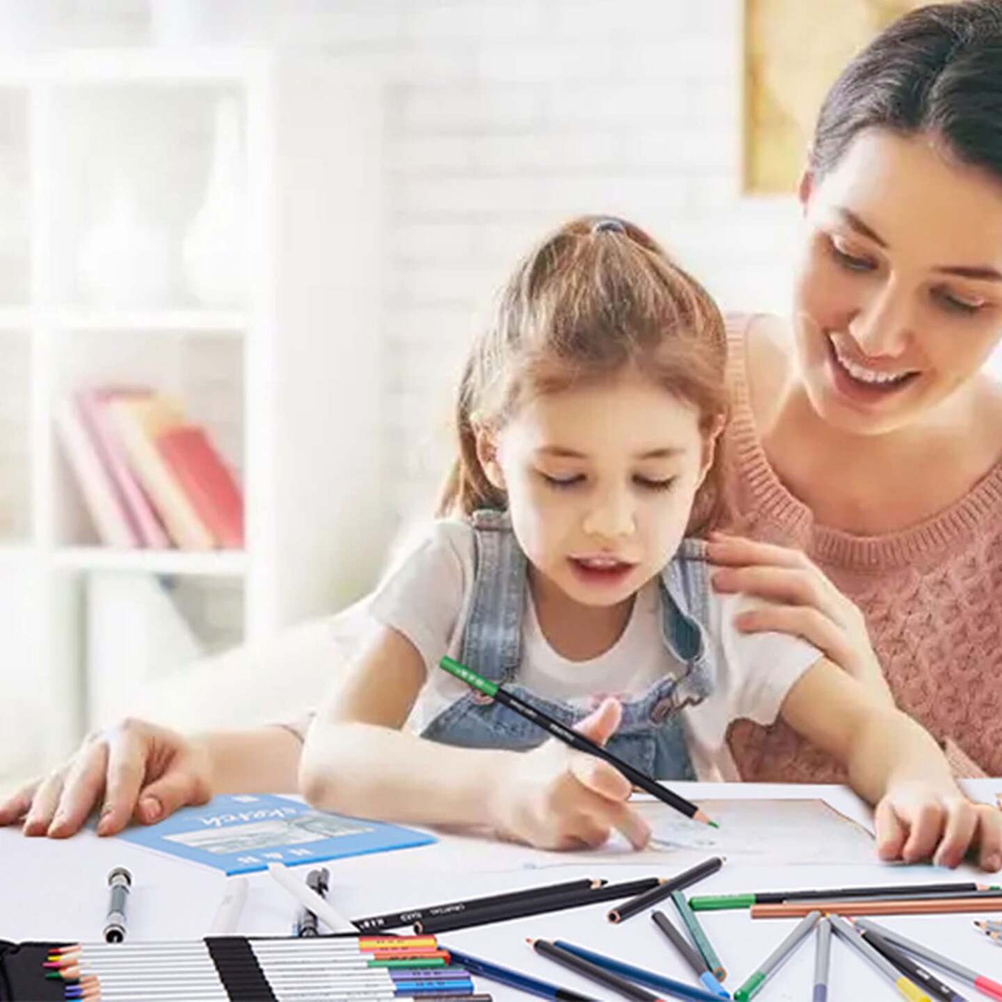 72 Pieces Drawing and Sketching Colored Pencils Set , Art Supplies Professional Art Pencils Kit, Drawing Gifts for Teens Beginners Artists and Adults