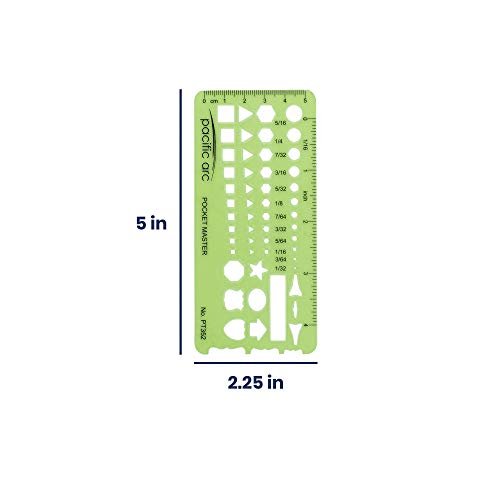 Pocket Master Template Guide, Featuring Perfect Circles, Hexagons, Triangles, and Squares
