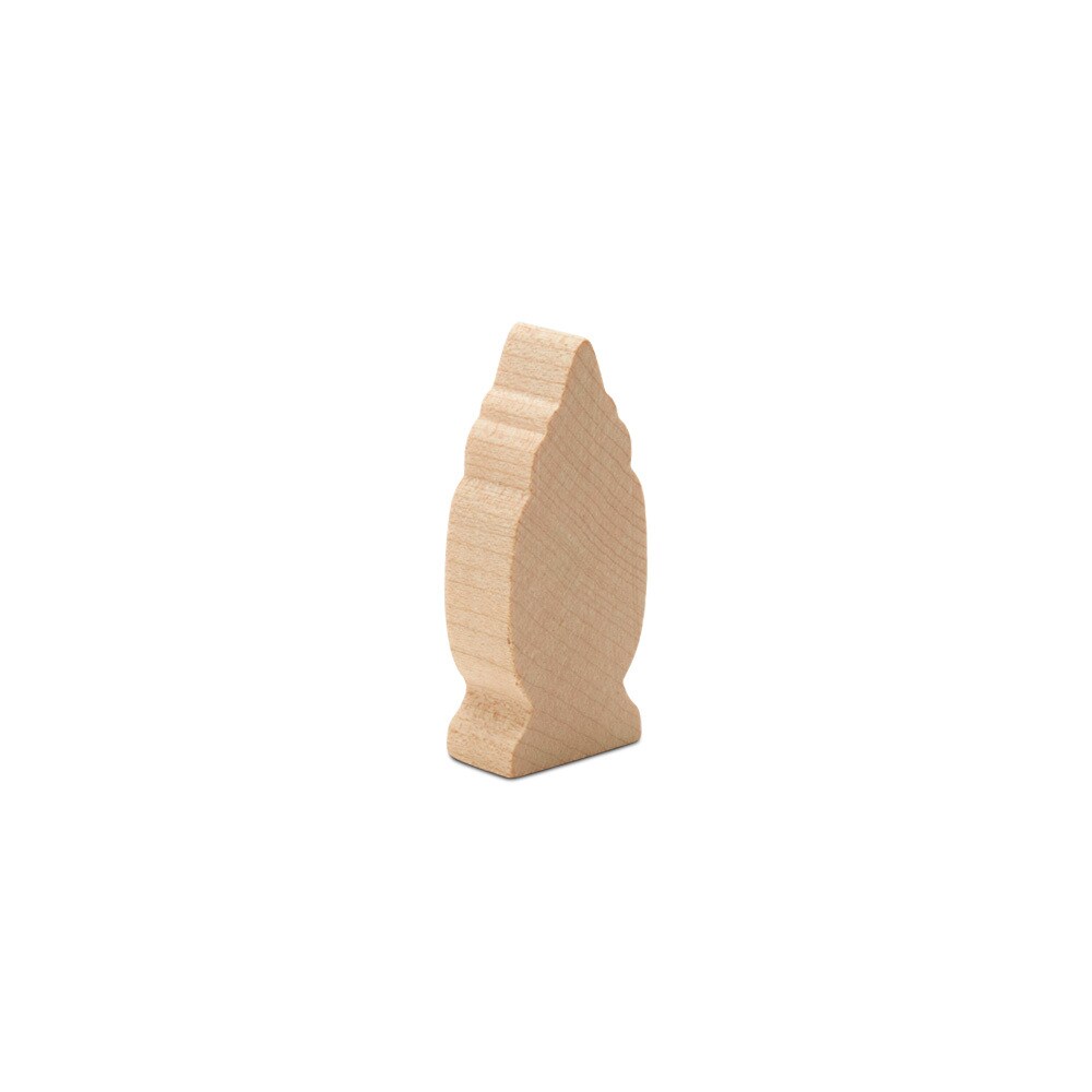 Small Gnome Wood Shape 1-3/4 inch, Embellishments for Crafts | Woodpeckers