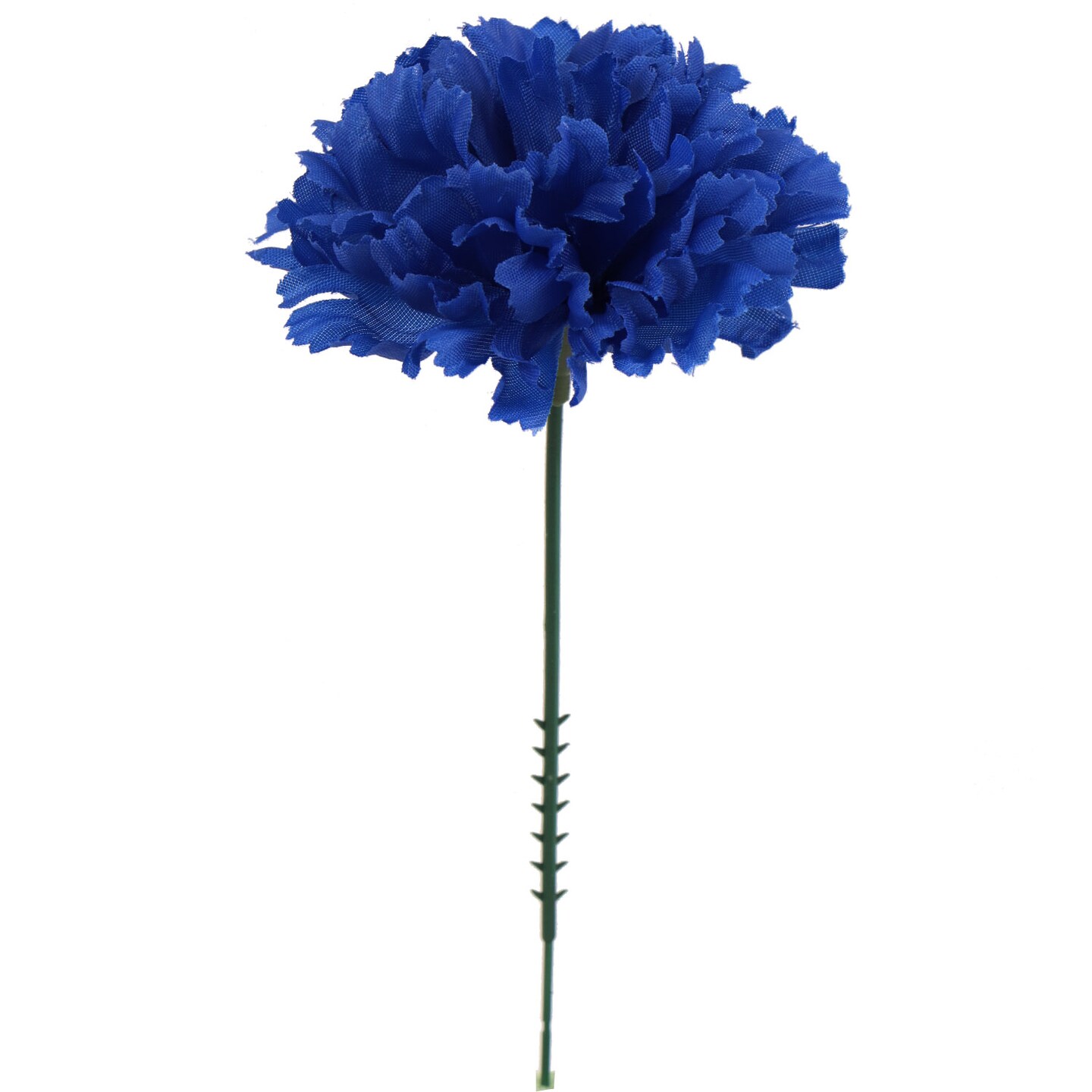 100-Pack: Royal Blue Carnation Picks, 5" Stems, 3.5" Wide, Floral Home by Artificial Flowers