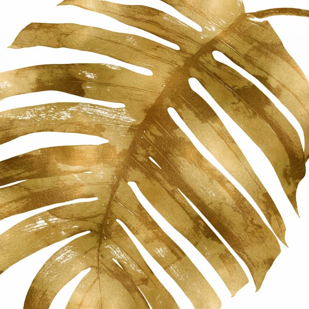 Tropical Gold Palm II Poster Print by Melonie Miller # MMR114329
