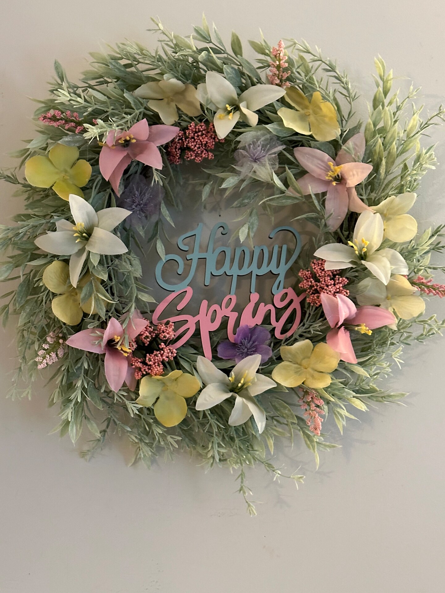 Unwelcome Floral selling wreath