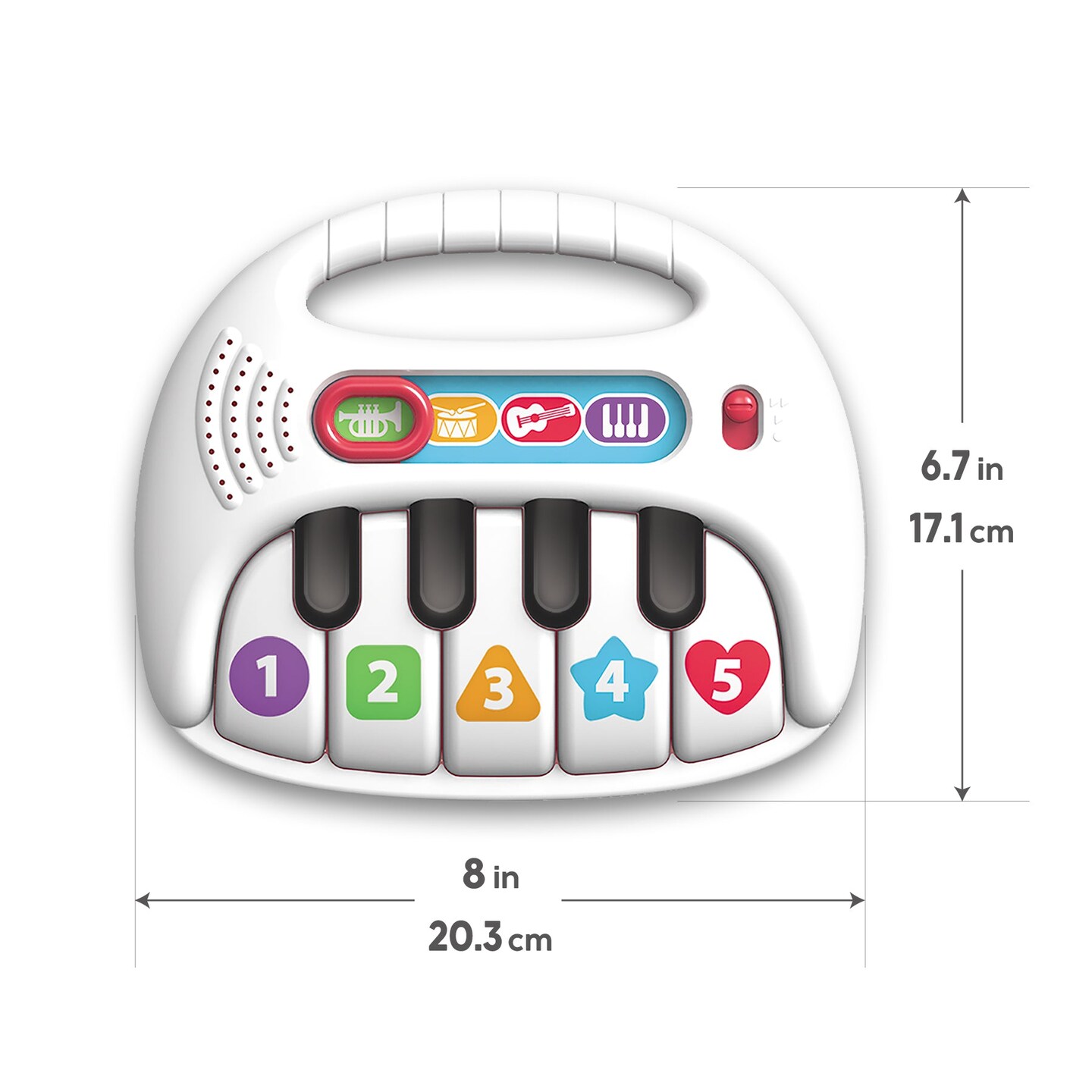 Kids Hits Educational Toddler Piano Toy Musical Rainbow